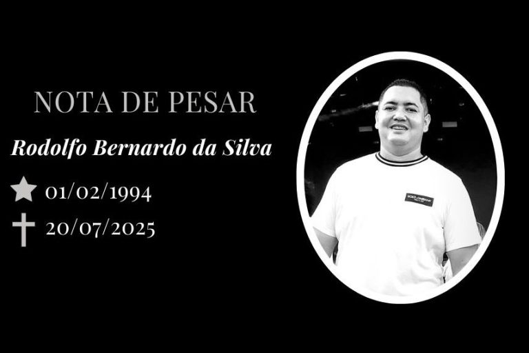 Nota de Pesar Luto Post do Instagram